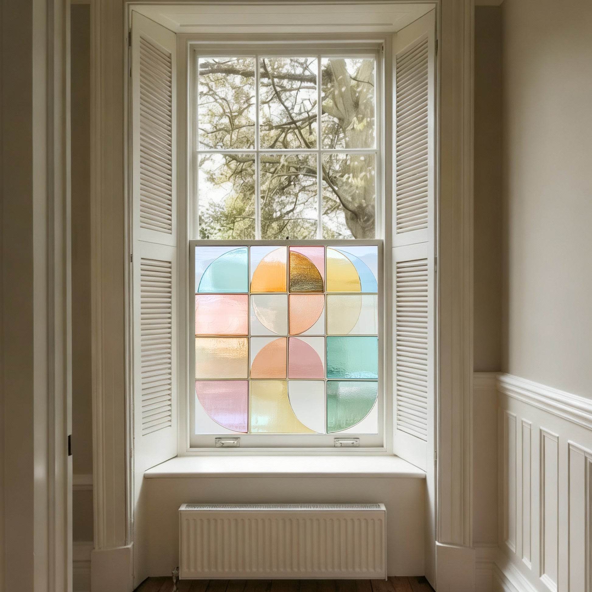 Coniolo Stained Glass Privacy Window Film Creative Windows