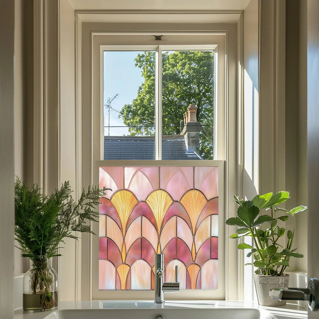 Oratino Stained Glass Privacy Window Film Creative Windows