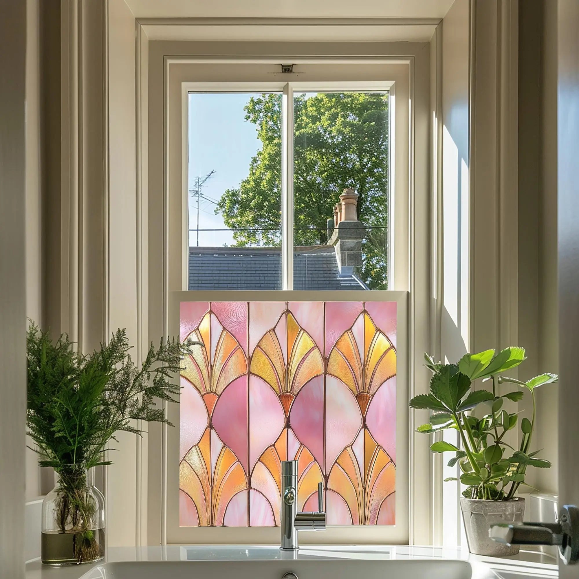 Orani Stained Glass Privacy Window Film Creative Windows