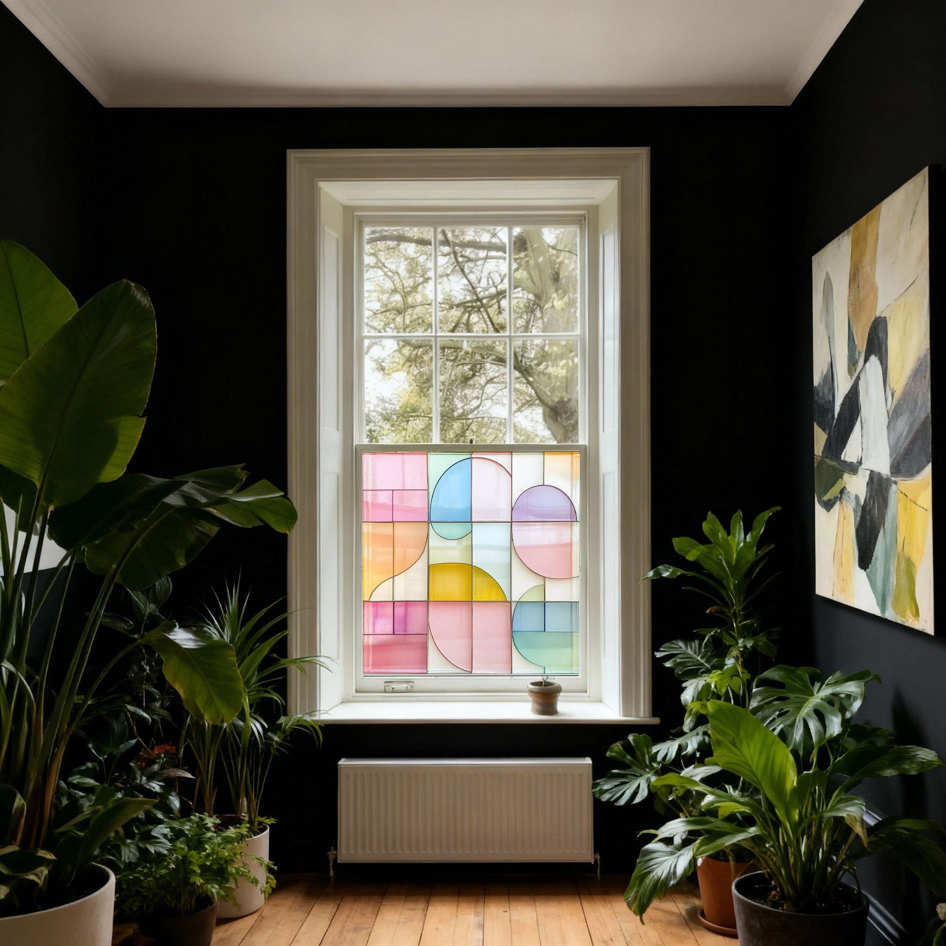 Conselice Stained Glass Privacy Window Film Creative Windows