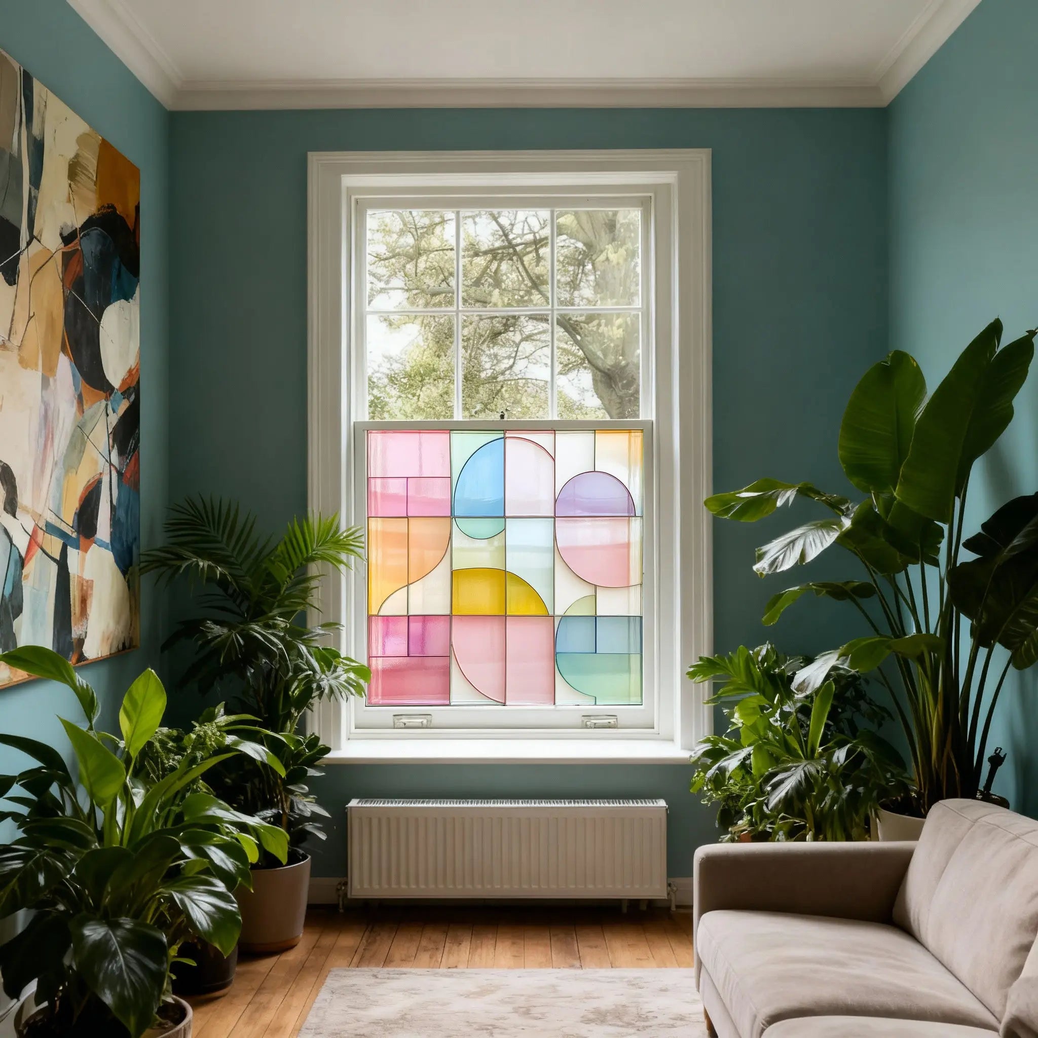 Conselice Stained Glass Privacy Window Film Creative Windows