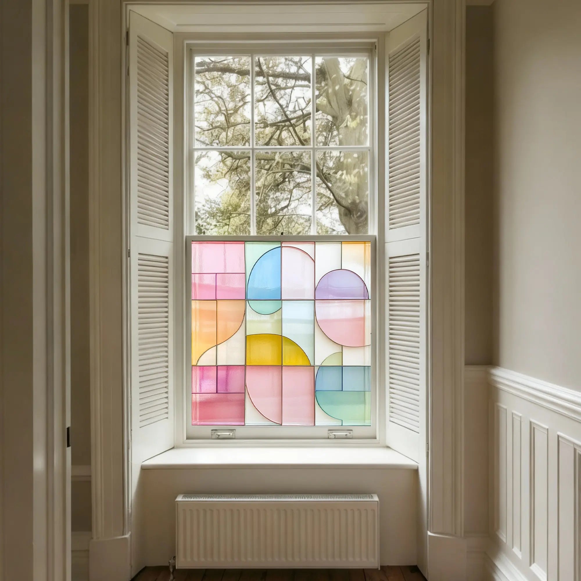 Conselice Stained Glass Privacy Window Film Creative Windows