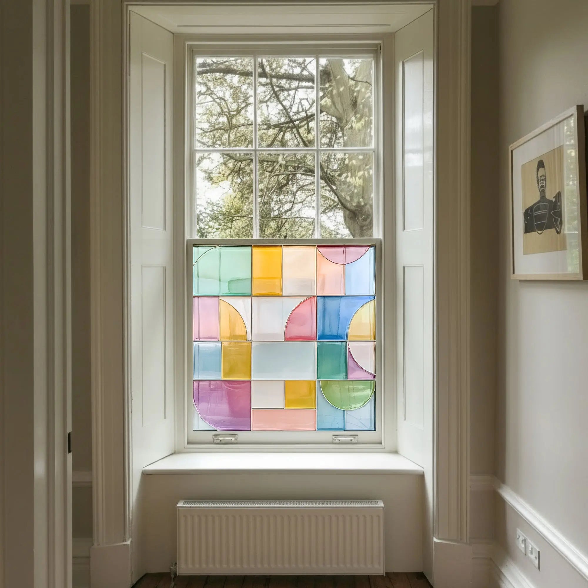 Conselve Stained Glass Privacy Window Film Creative Windows