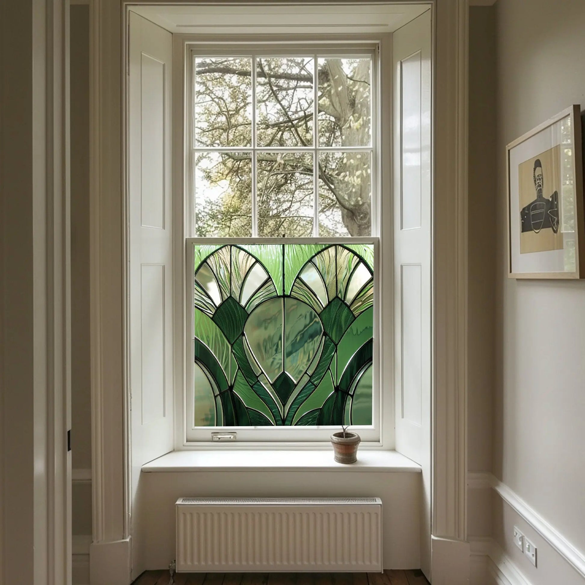 Secinaro Stained Glass Privacy Window Film Creative Windows