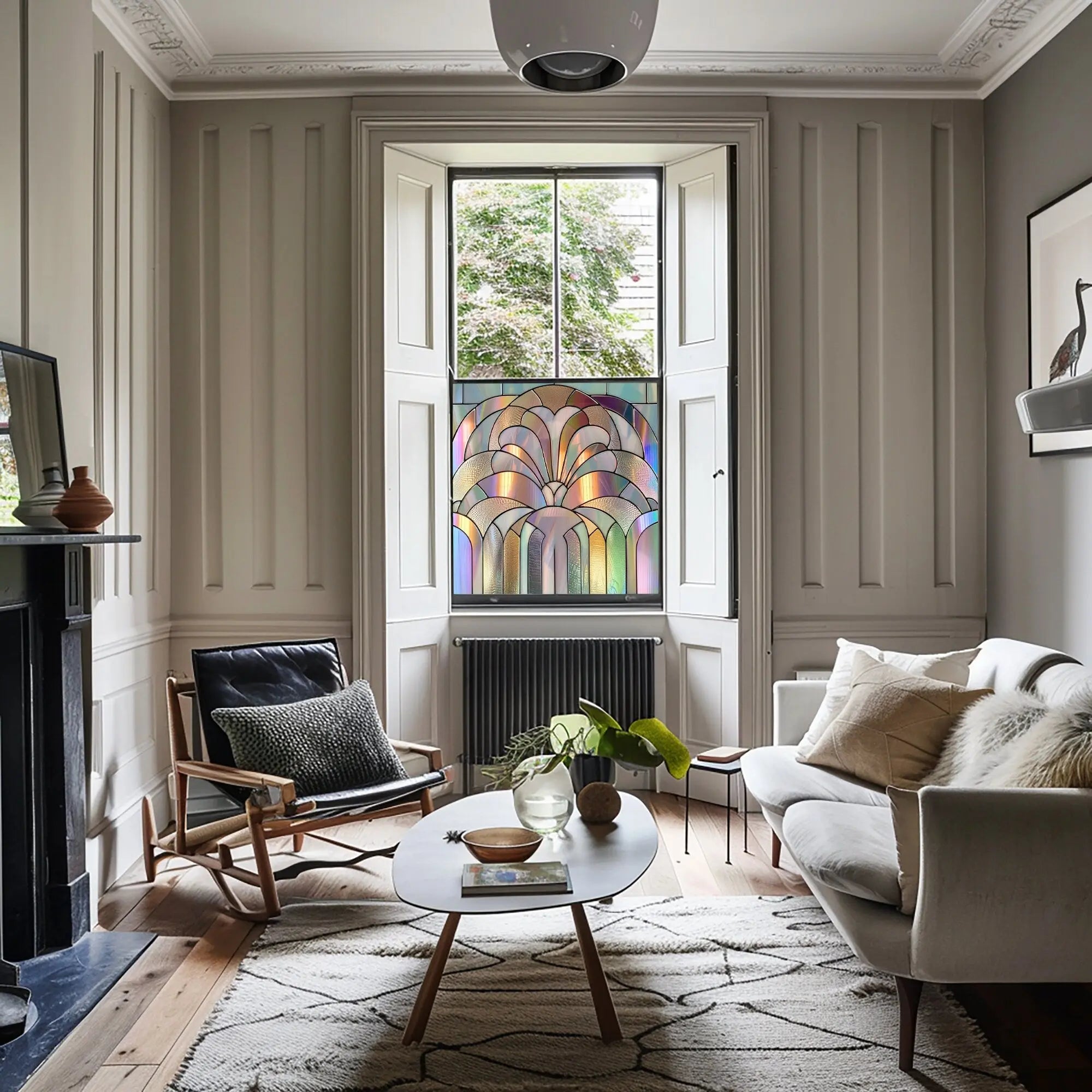 Valbrona Privacy Stained Glass Window Film Creative Windows