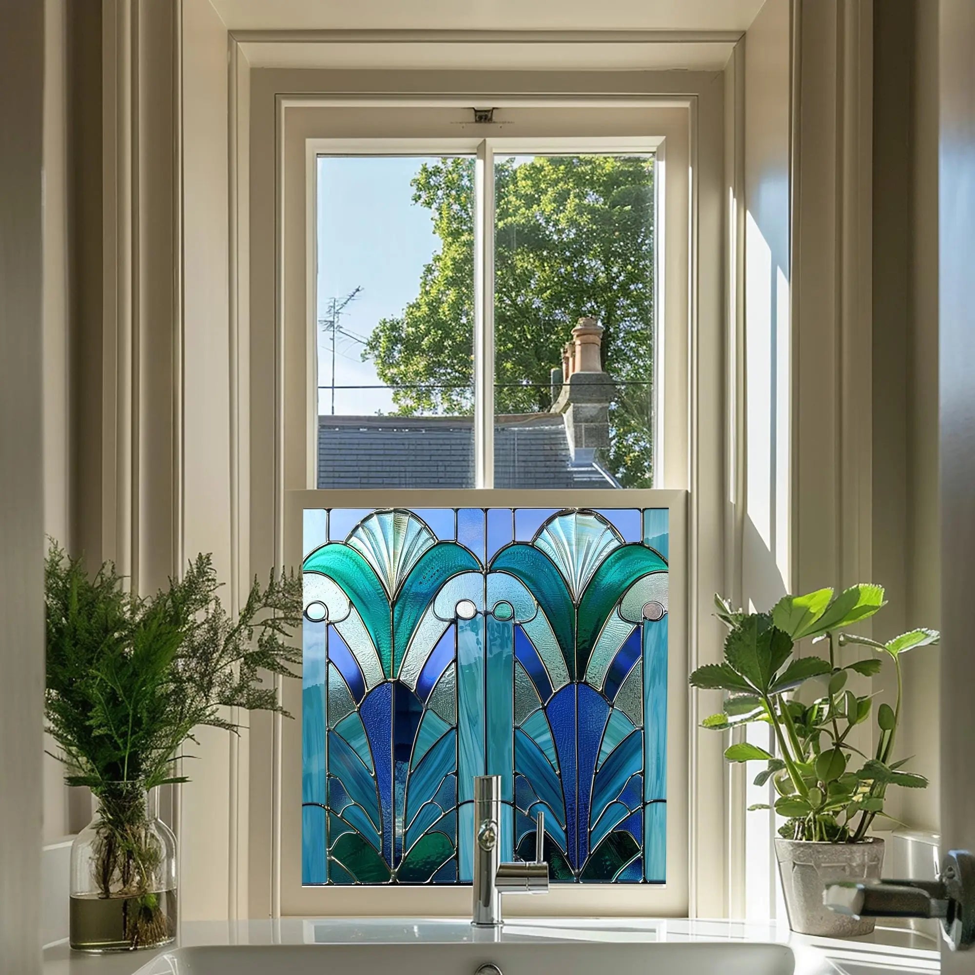 Proveis Privacy Stained Glass Window Film Creative Windows