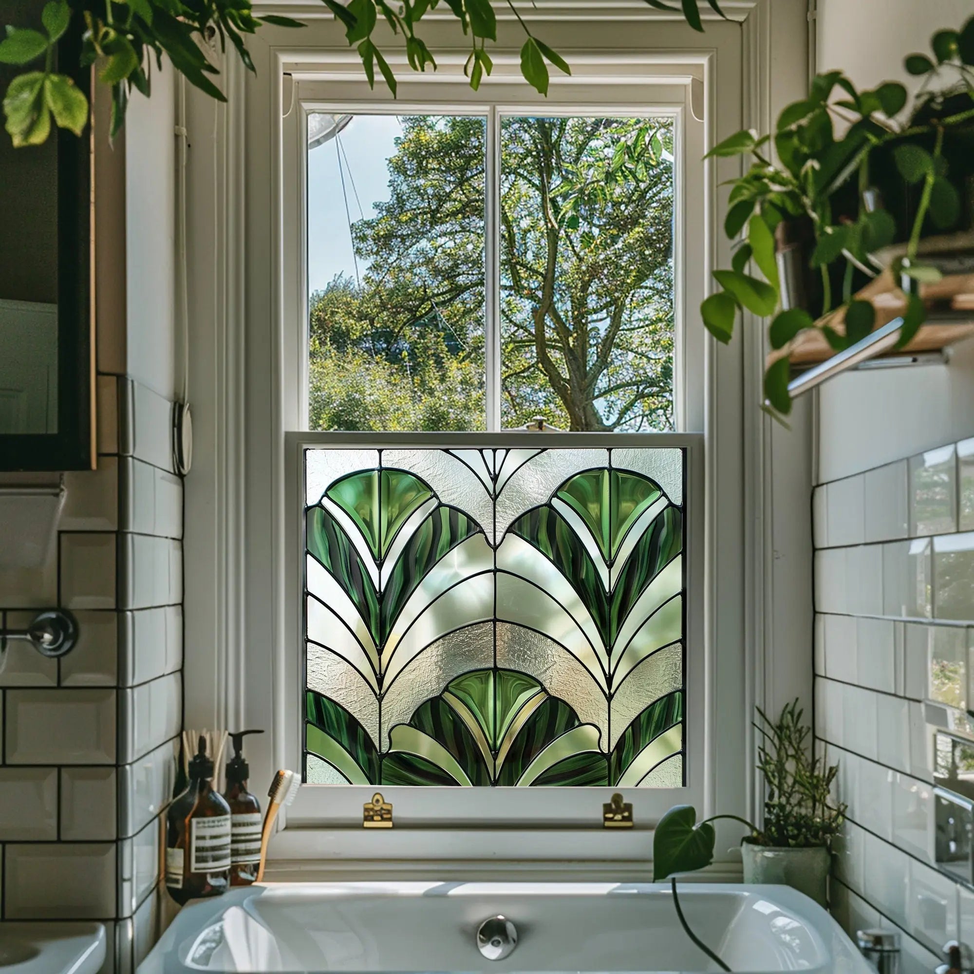 Toirano Stained Glass Window Film For Privacy Creative Windows