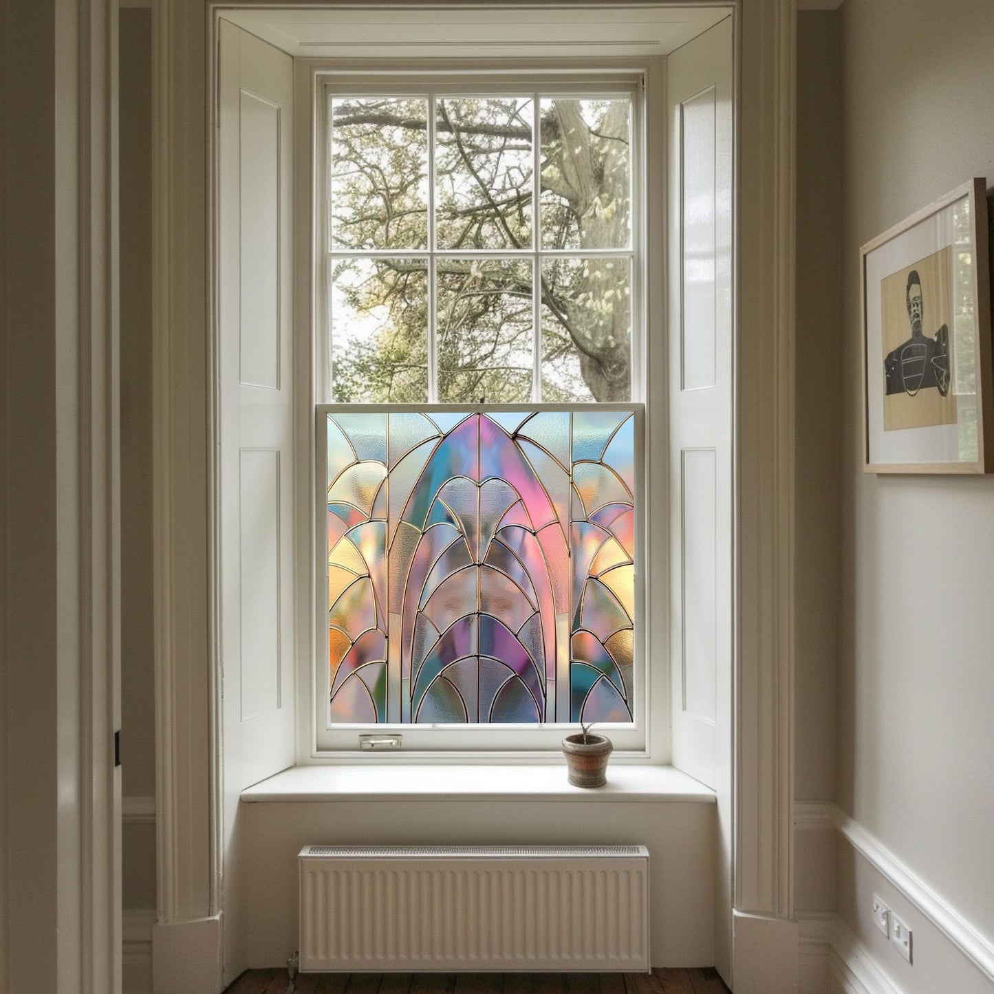 Window Film, Privacy Window Film, Art Deco Window Film, Decorative Window Film, Window, Coloured Window Film, Stained Glass Window Film Creative Windows