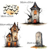 Double-Sided Reusable Halloween Window Stickers Creative Windows