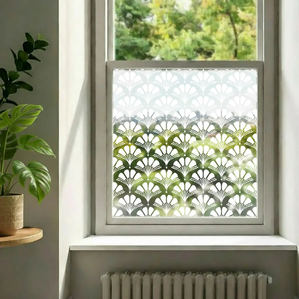 Condro Art Deco Frosted Privacy Window Film Creative Windows