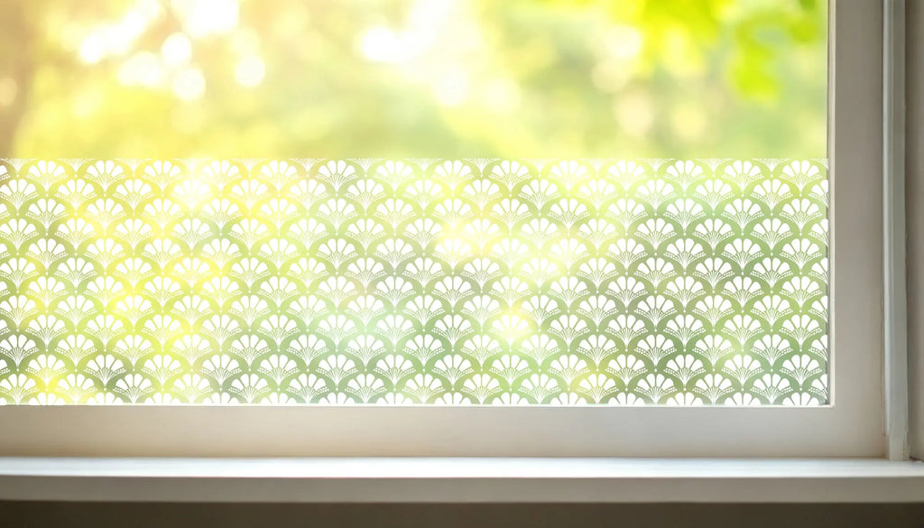 Condro Art Deco Frosted Privacy Window Film Creative Windows