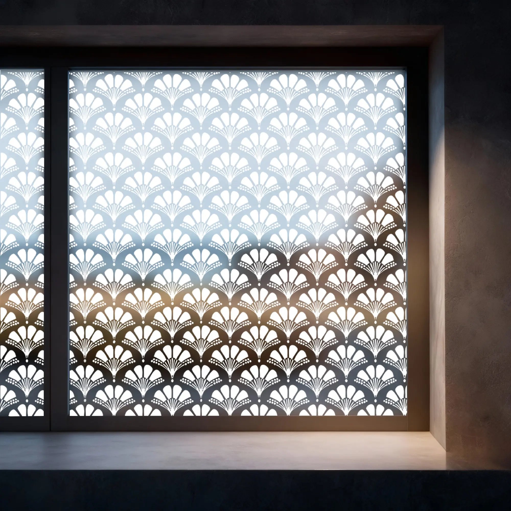 Condro Art Deco Frosted Privacy Window Film Creative Windows