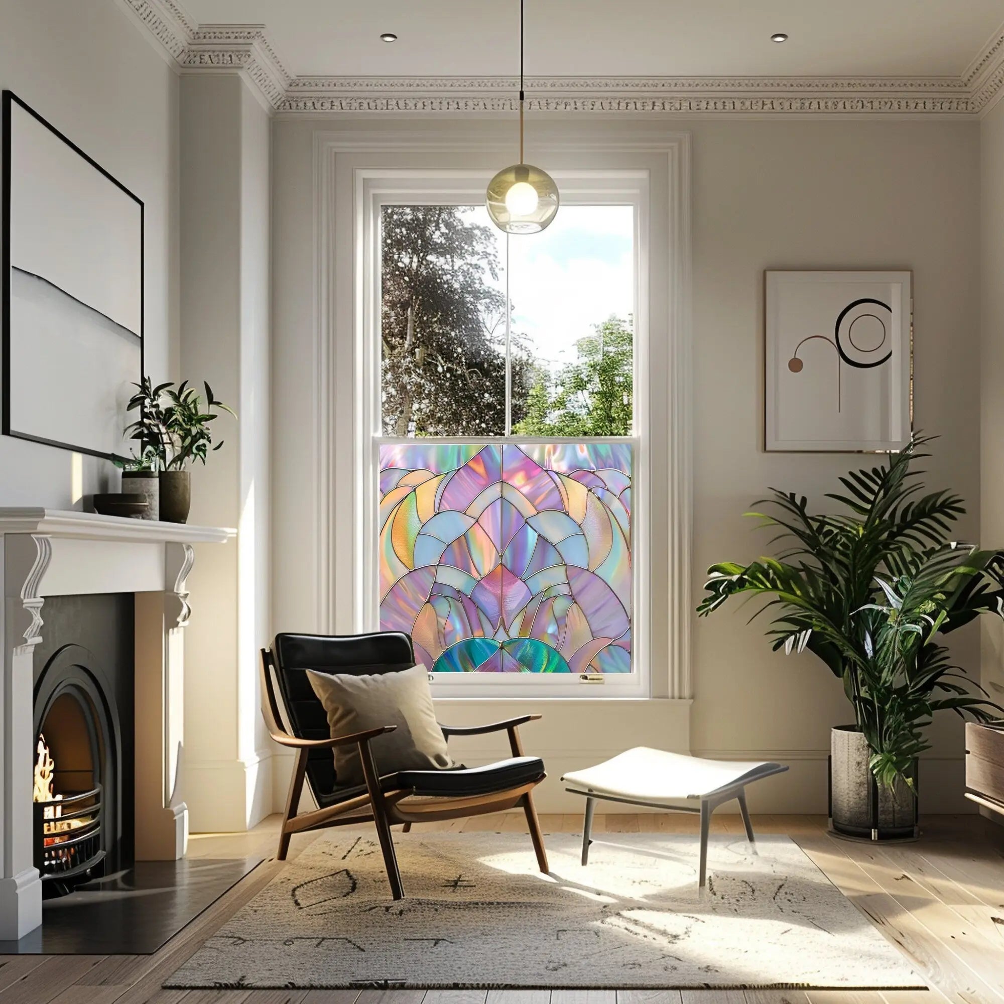 Zubiena Stained Glass Window Film Creative Windows
