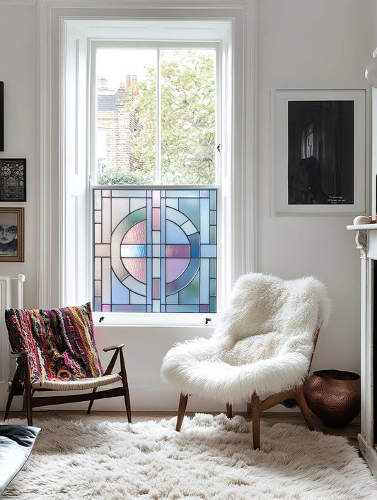 Vintl Stained Glass Privacy Window Film Creative Windows