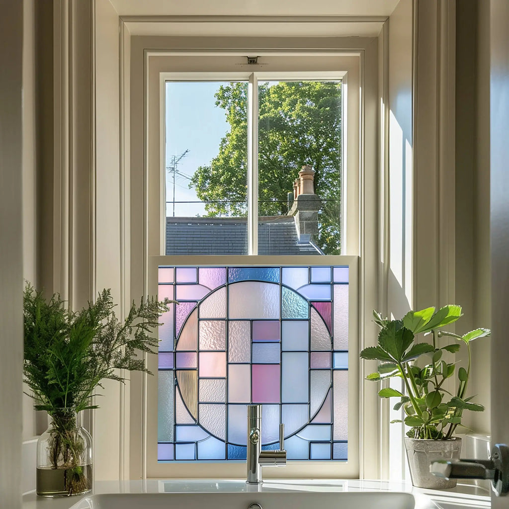 Veglio Stained Glass Privacy Window Film Creative Windows
