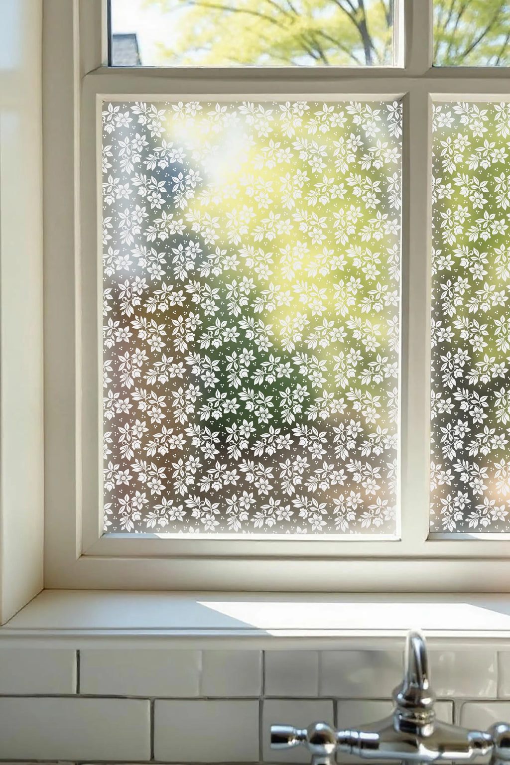 Colonna Frosted Patterned Window Film Creative Windows