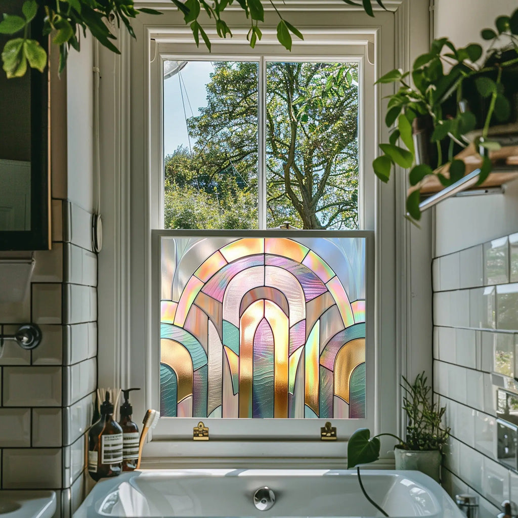 Volpiano Stained Glass Privacy Window Film Creative Windows