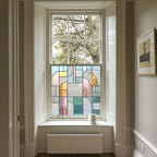 Nibbiola Stained Glass Privacy Window Film Creative Windows