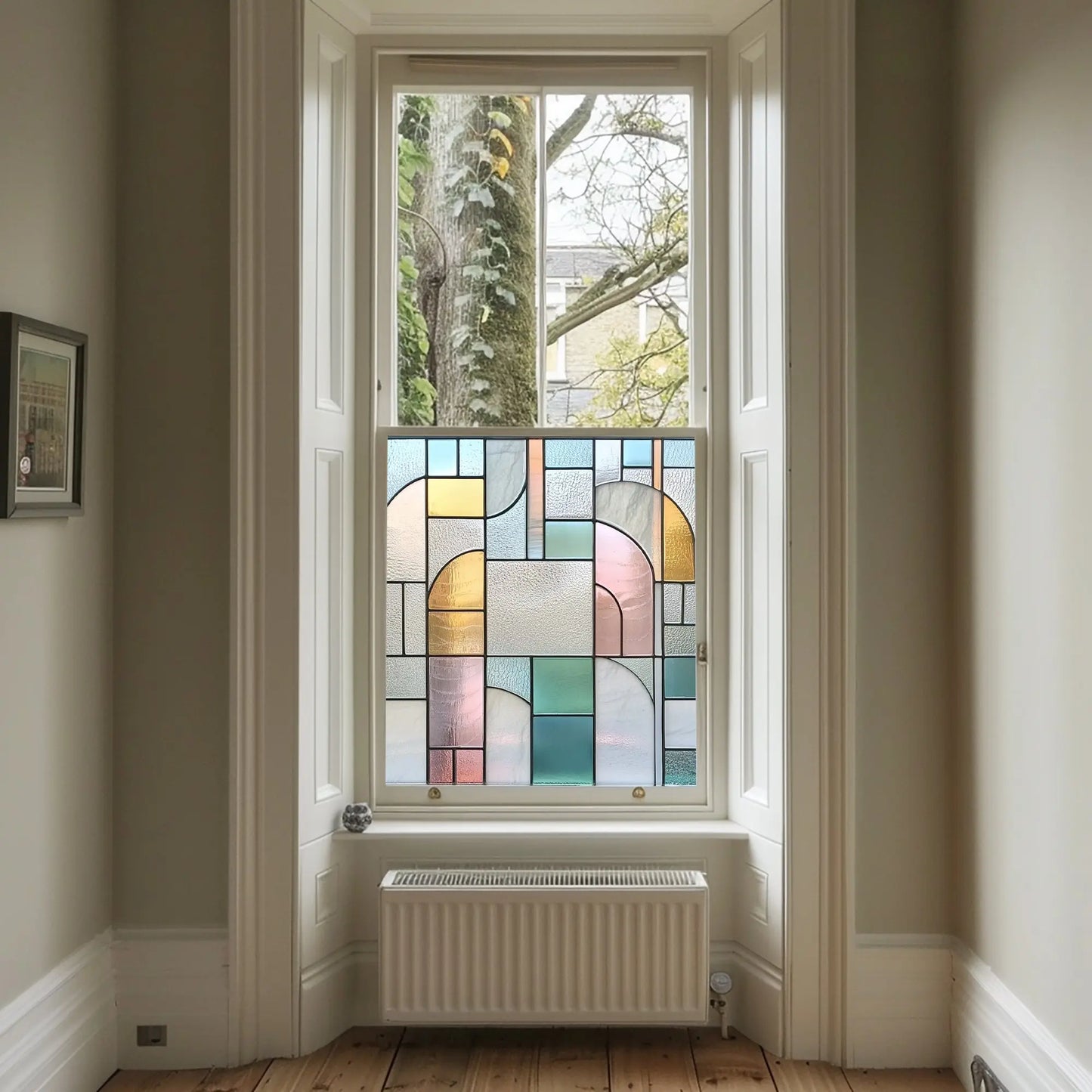 Nibbiola Stained Glass Privacy Window Film Creative Windows