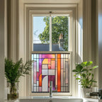 Niardo Stained Glass Privacy Window Film Creative Windows