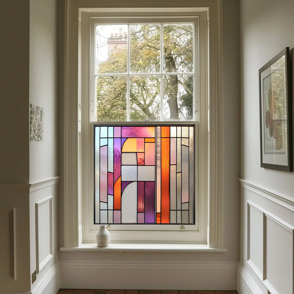 Niardo Stained Glass Privacy Window Film Creative Windows