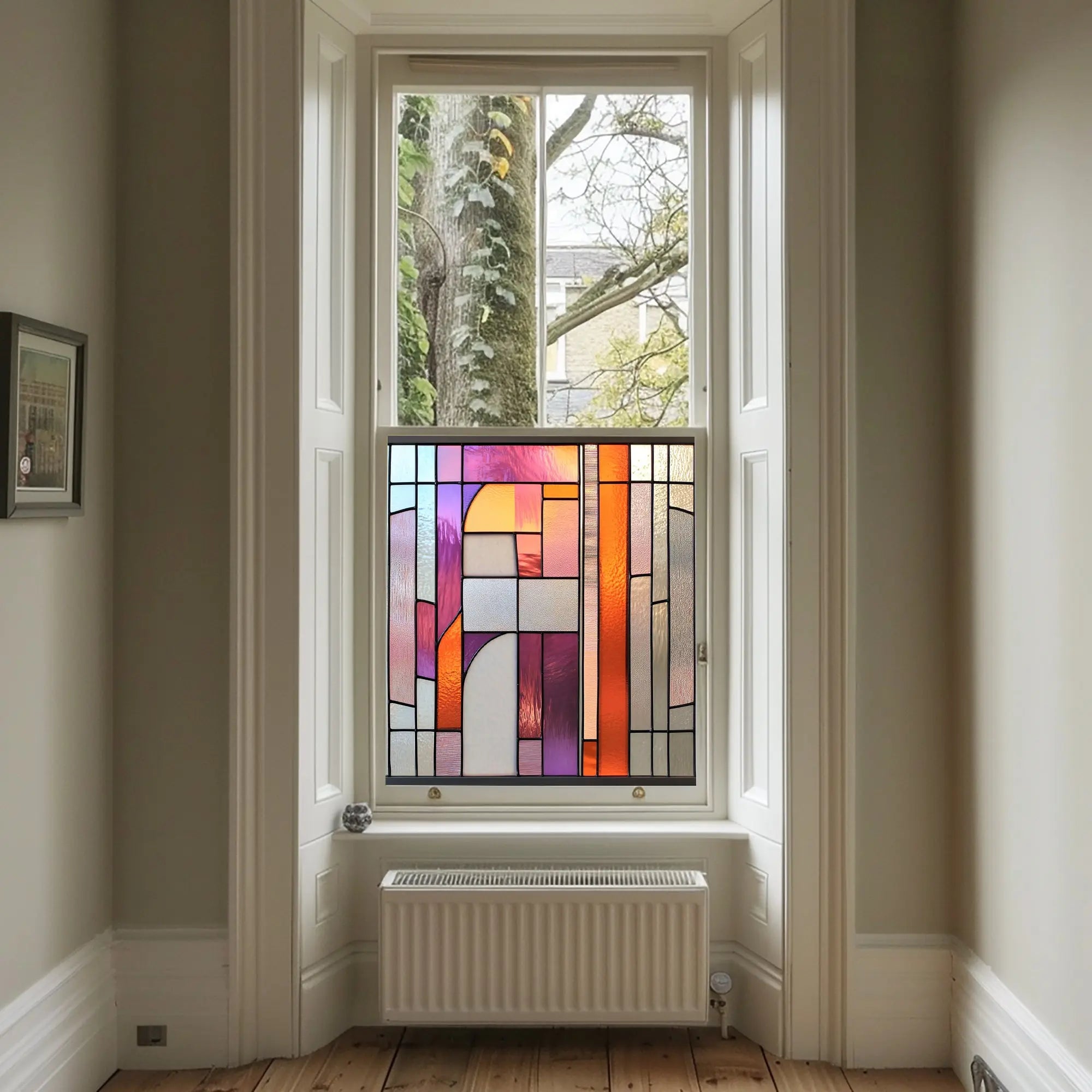 Niardo Stained Glass Privacy Window Film Creative Windows