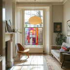 Niardo Stained Glass Privacy Window Film Creative Windows