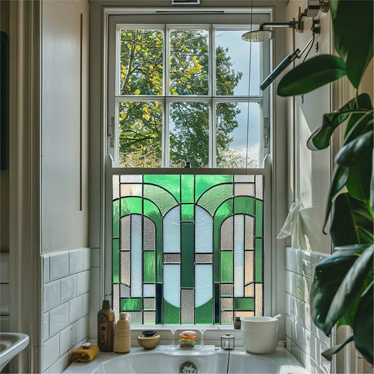 Novara Stained Glass Privacy Window Film Creative Windows
