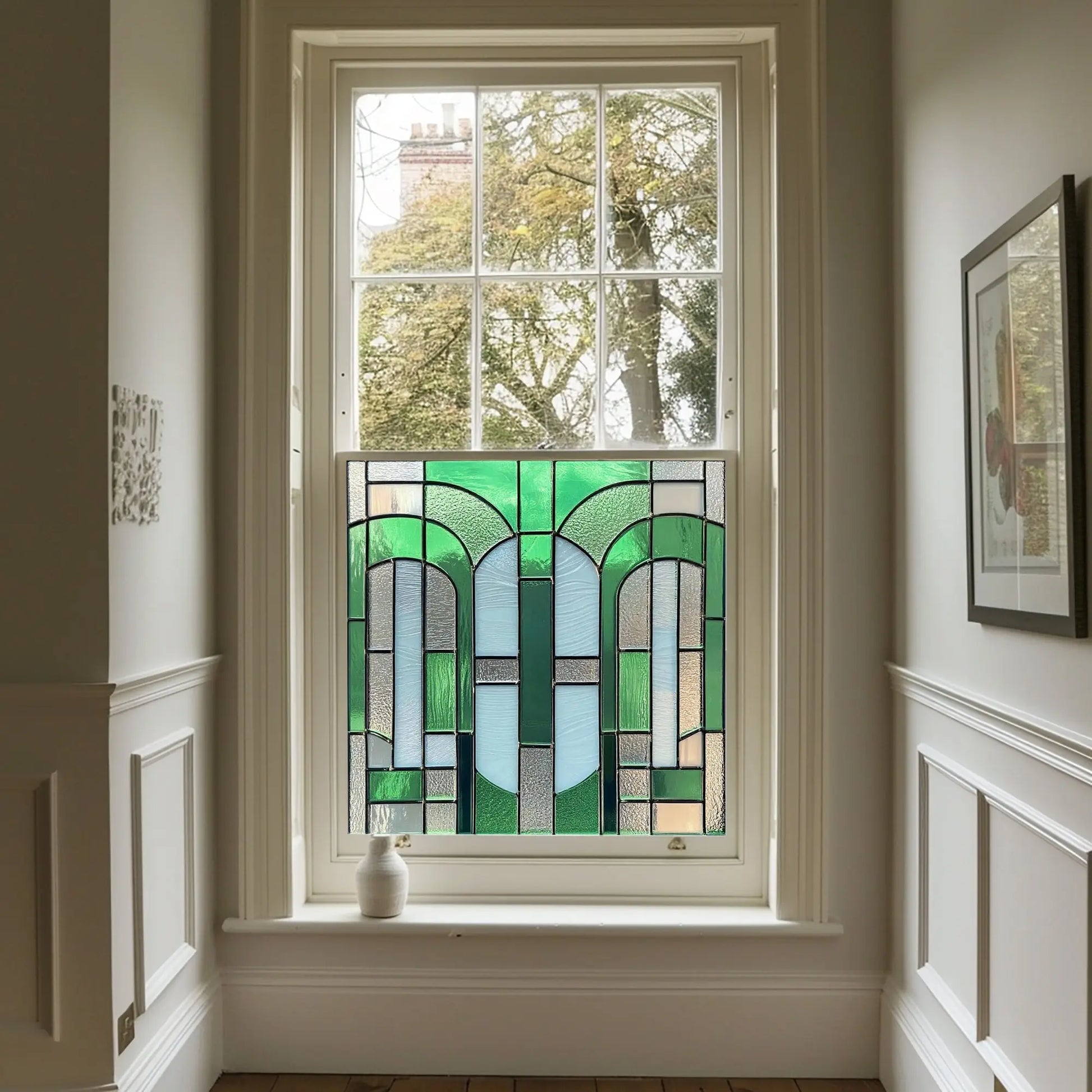 Novara Stained Glass Privacy Window Film Creative Windows