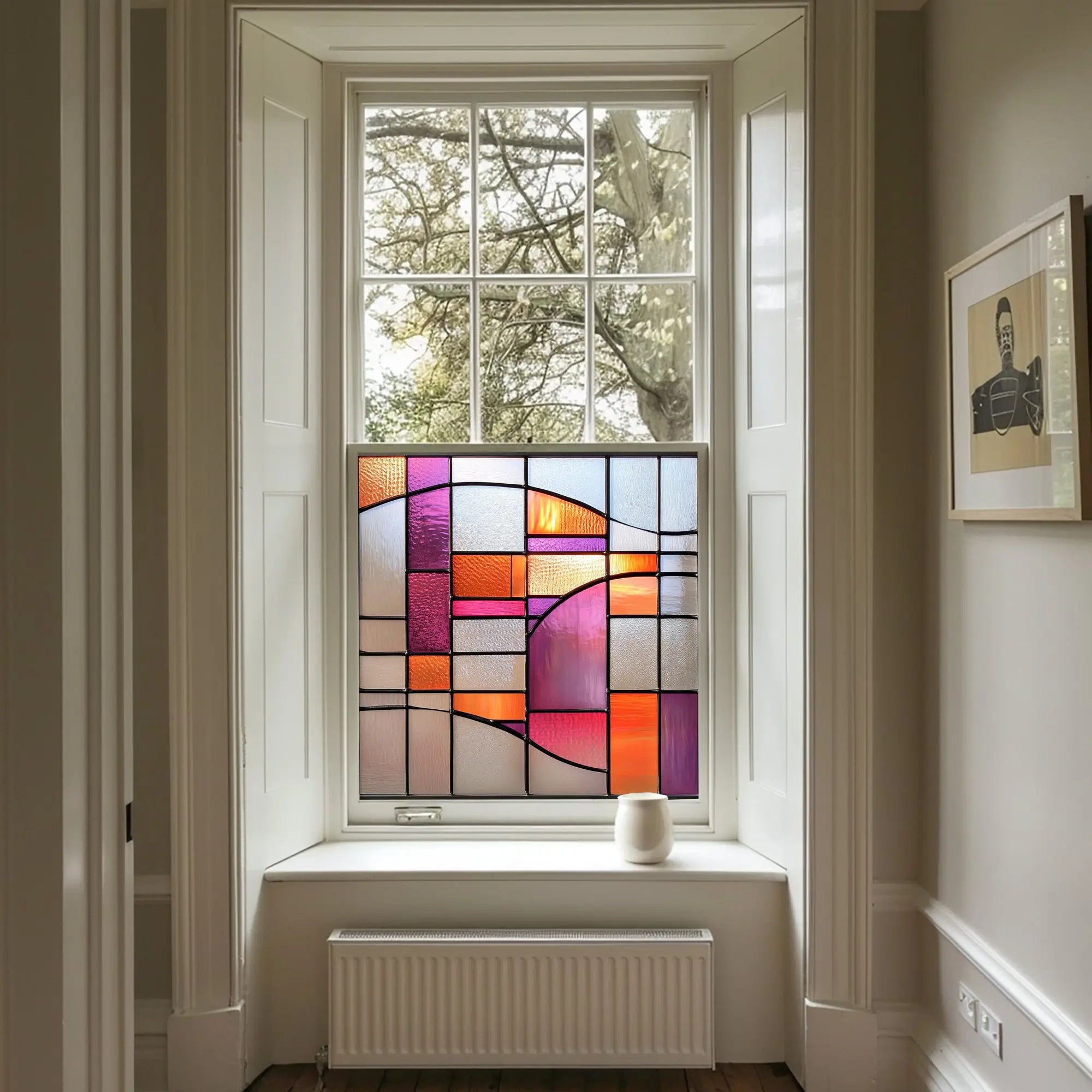 Nuxis Stained Glass Privacy Window Film Creative Windows