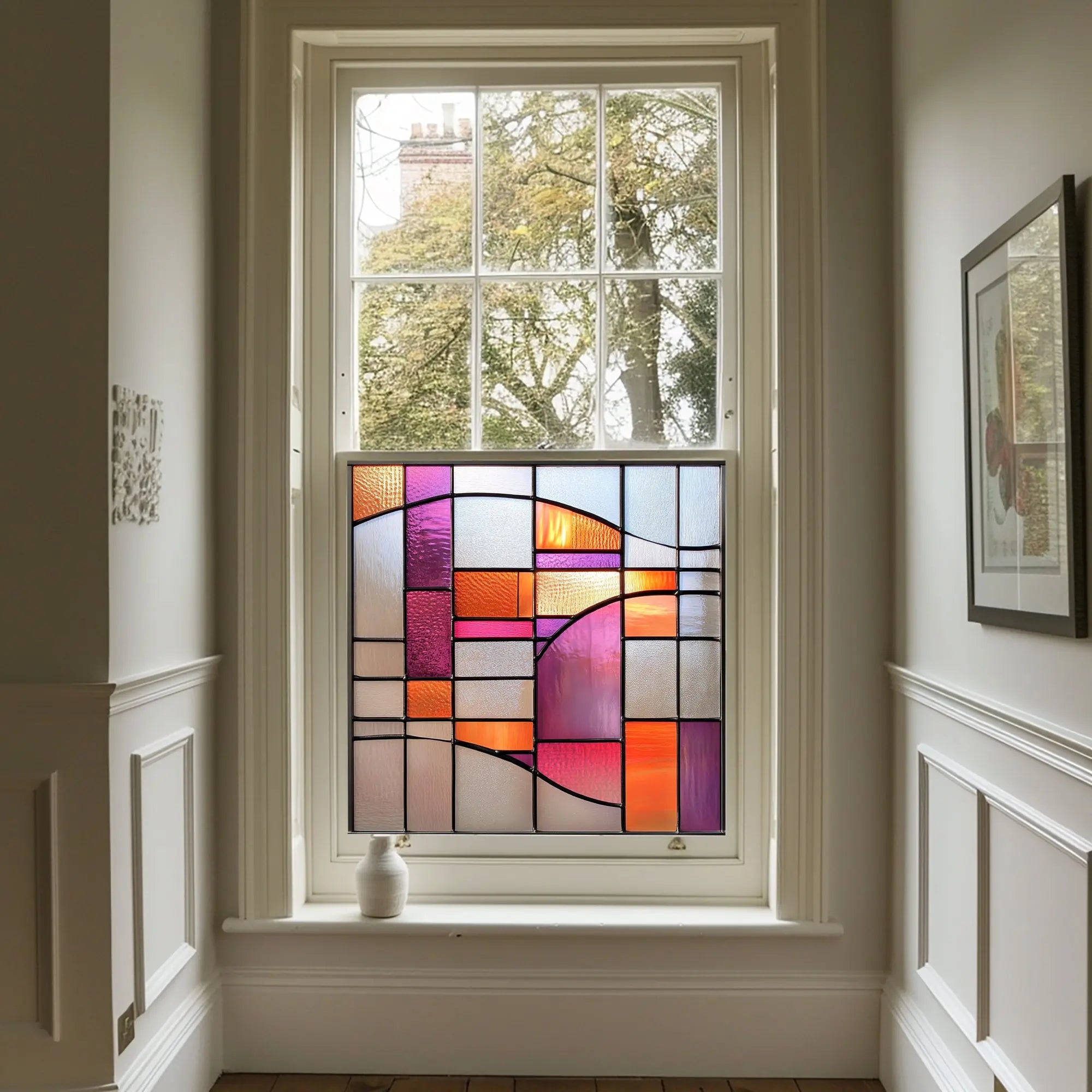Nuxis Stained Glass Privacy Window Film Creative Windows