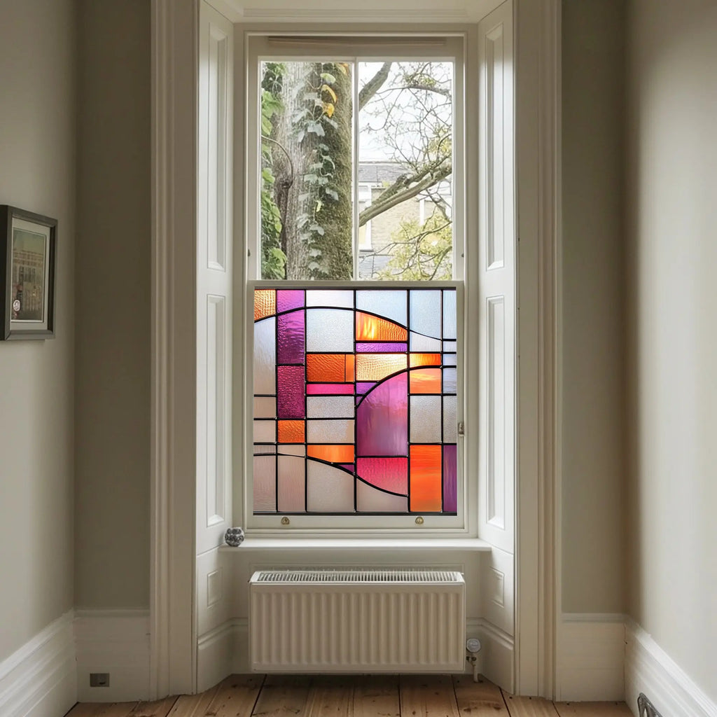 Nuxis Stained Glass Privacy Window Film Creative Windows