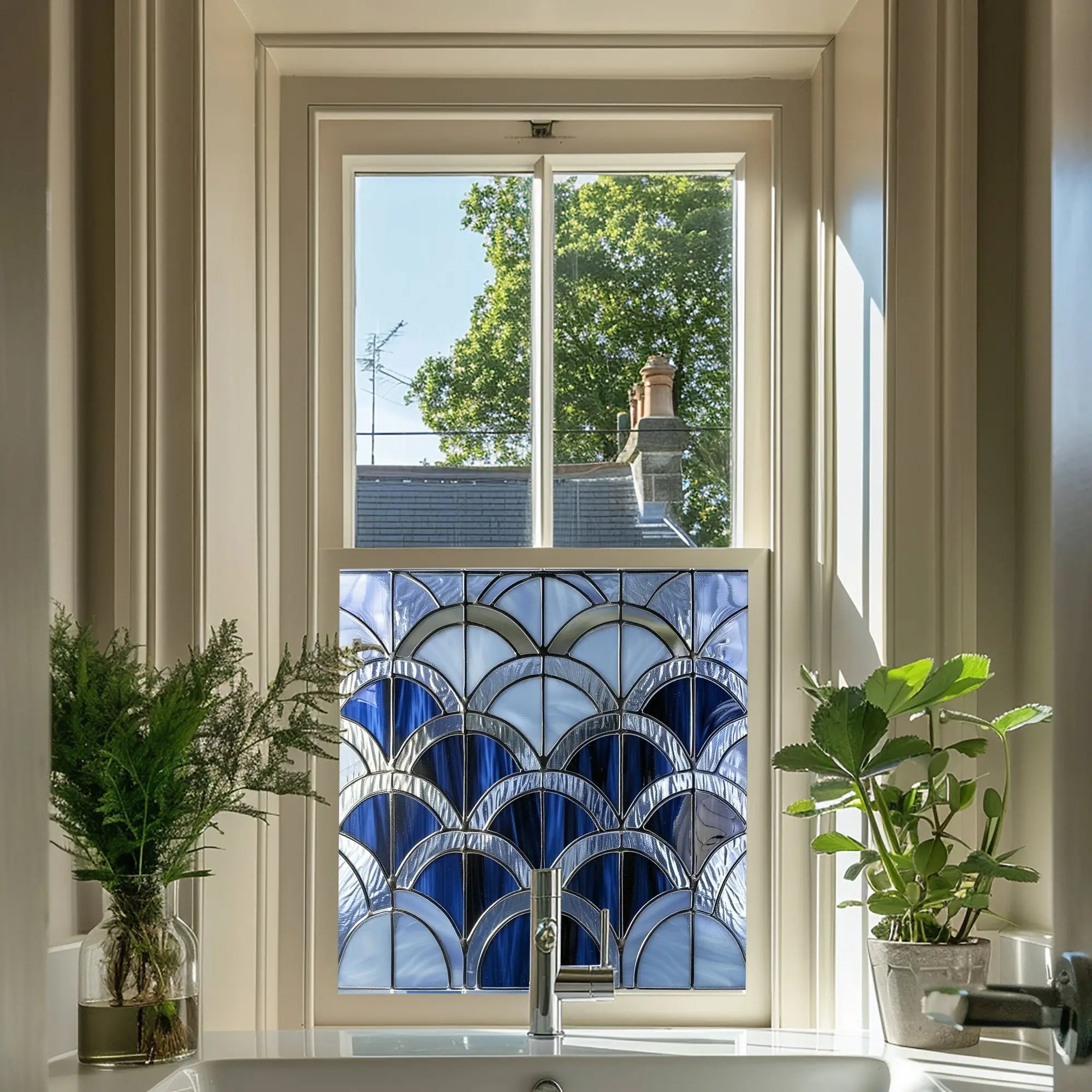 Nulvi Stained Glass Window Film For Privacy Creative Windows