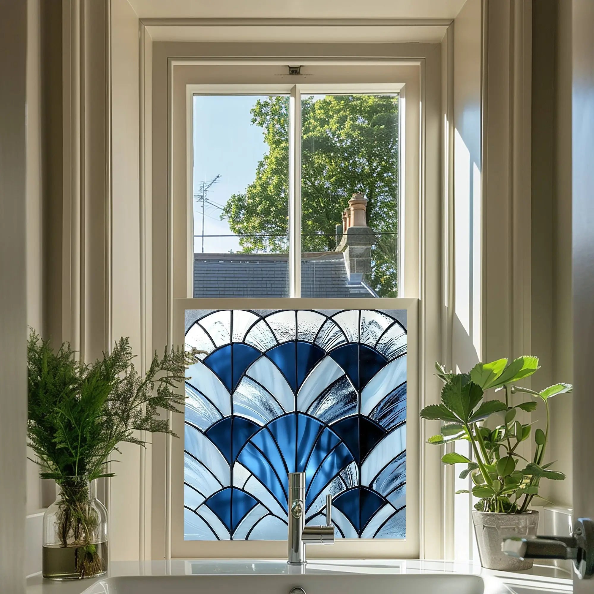 Scordia Art Deco Window Film: Enhance Your Space Creative Windows