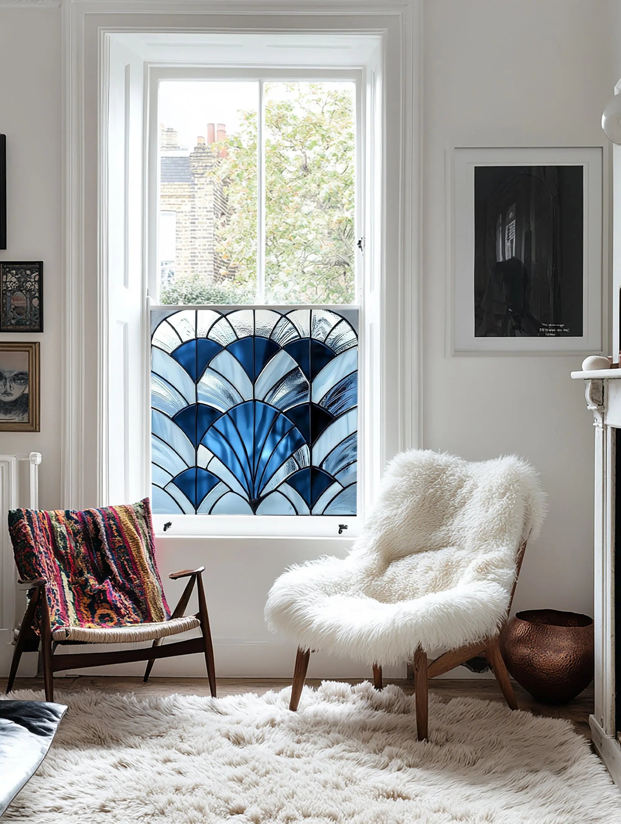 Scordia Art Deco Window Film: Enhance Your Space Creative Windows