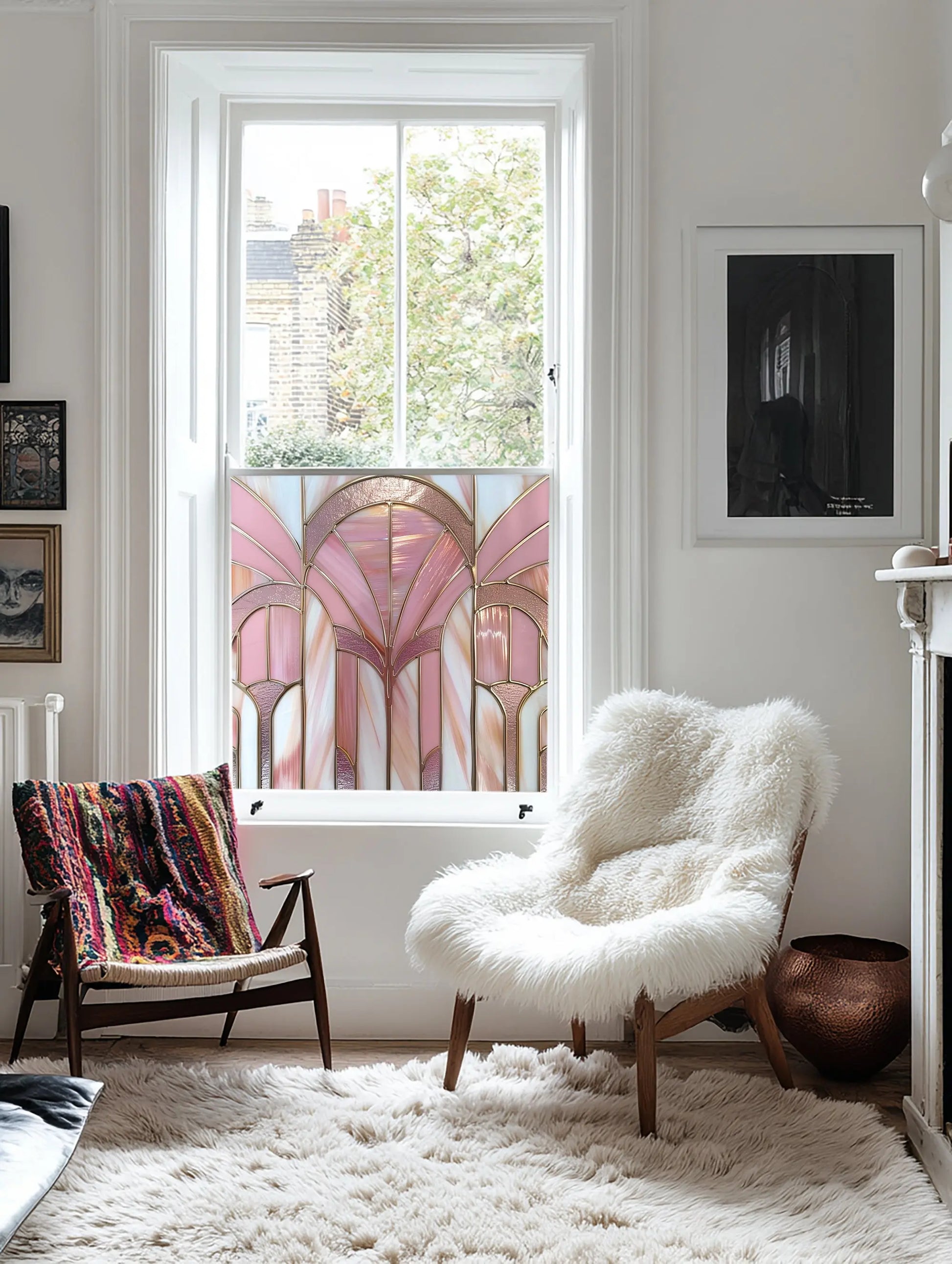 Nurri Stained Glass Privacy Window Film Creative Windows