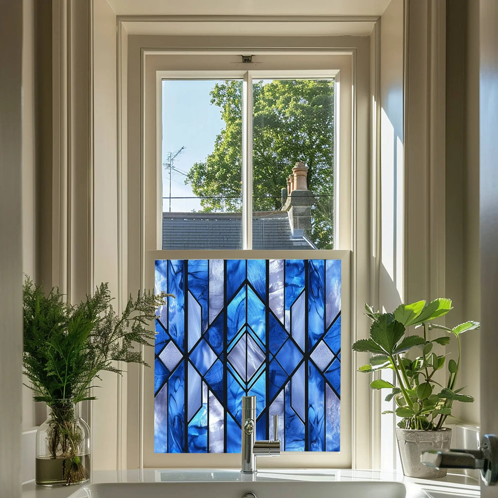 Meolo Stained Glass Privacy Window Film Creative Windows