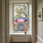 Lograto Art Deco Stained Glass Window Film Creative Windows