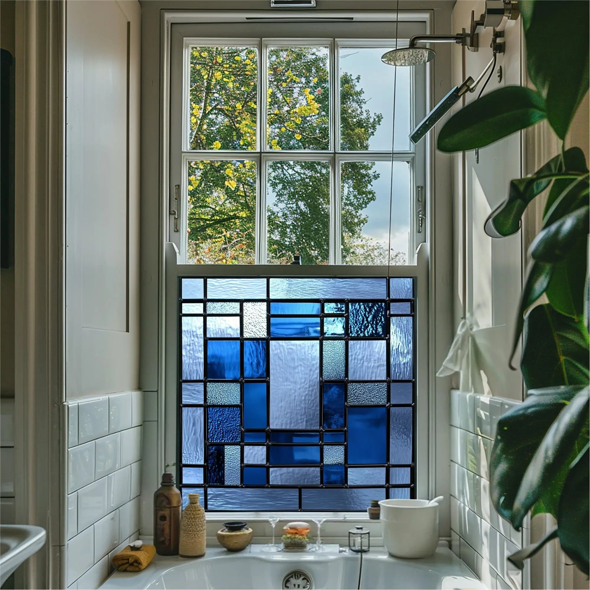 Merlino Privacy Stained Glass Window Film Creative Windows