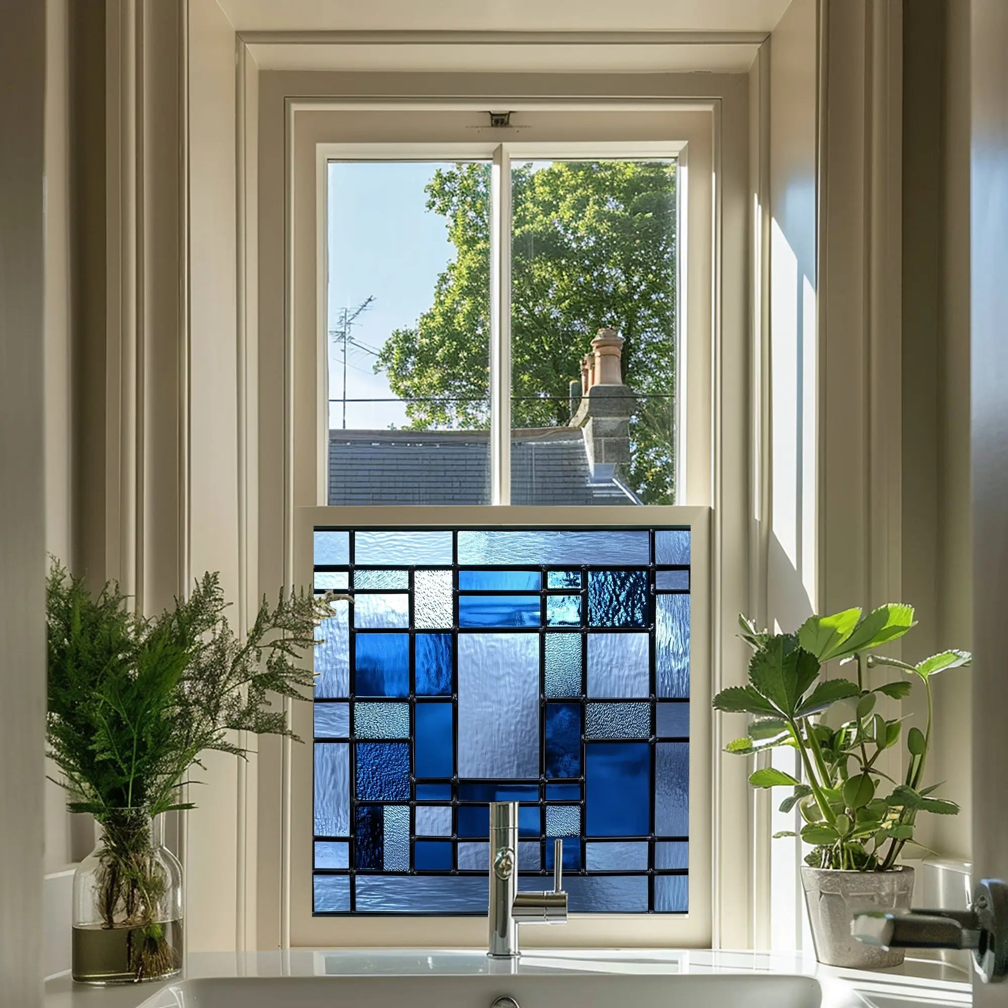 Merlino Privacy Stained Glass Window Film Creative Windows