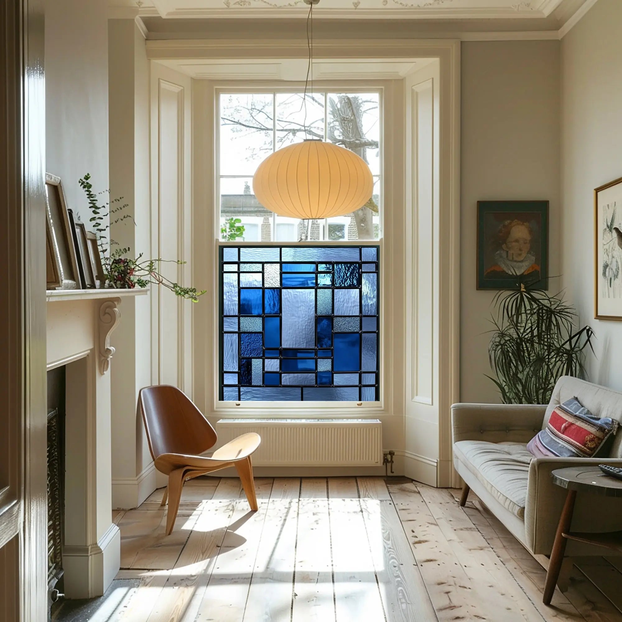 Merlino Privacy Stained Glass Window Film Creative Windows