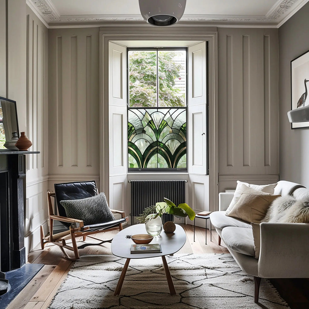 Vignate Art Deco Stained Glass Window Film Creative Windows