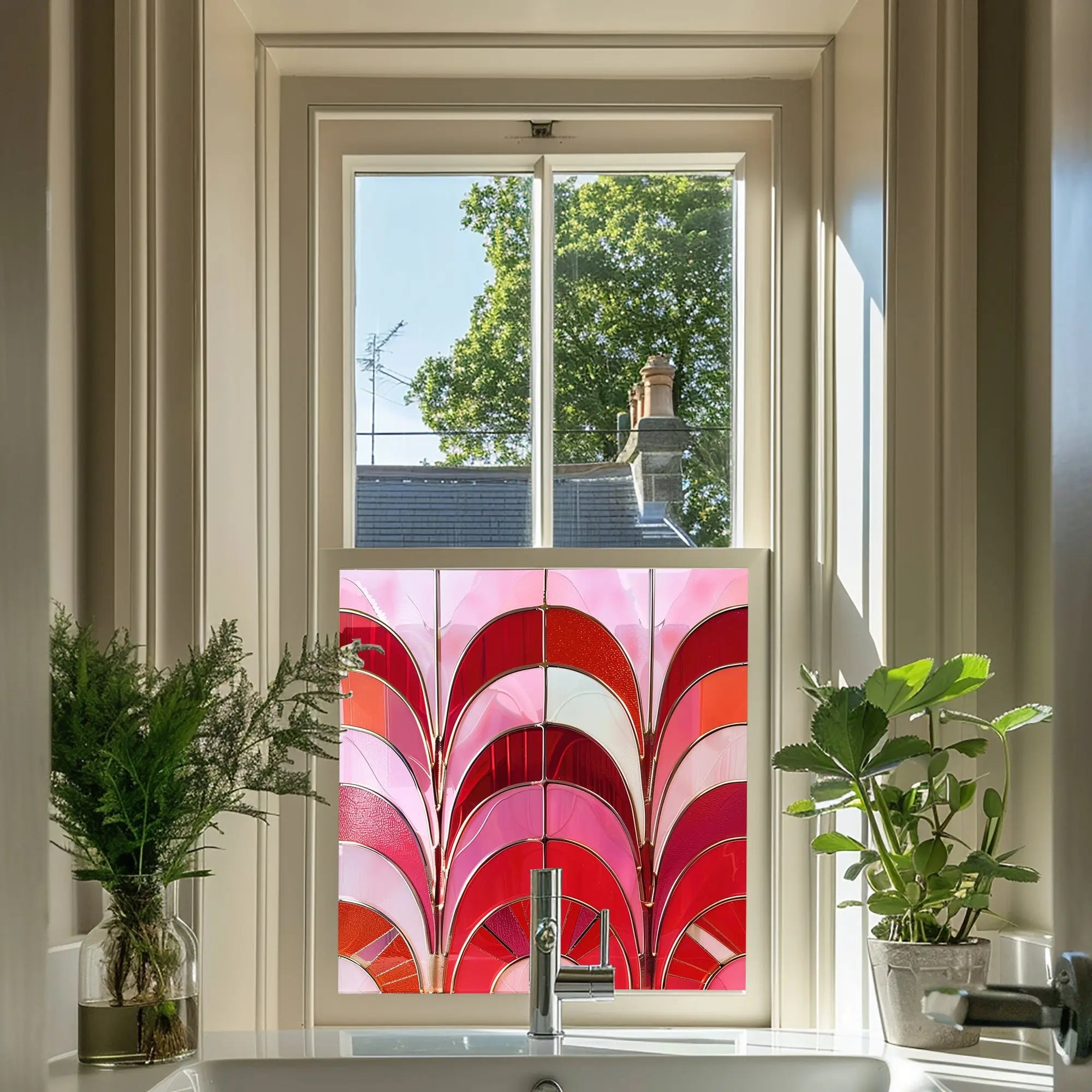 Neviano Privacy Stained Glass Window Film Creative Windows