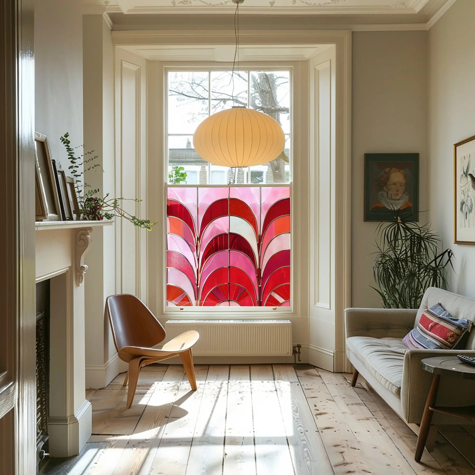 Neviano Privacy Stained Glass Window Film Creative Windows