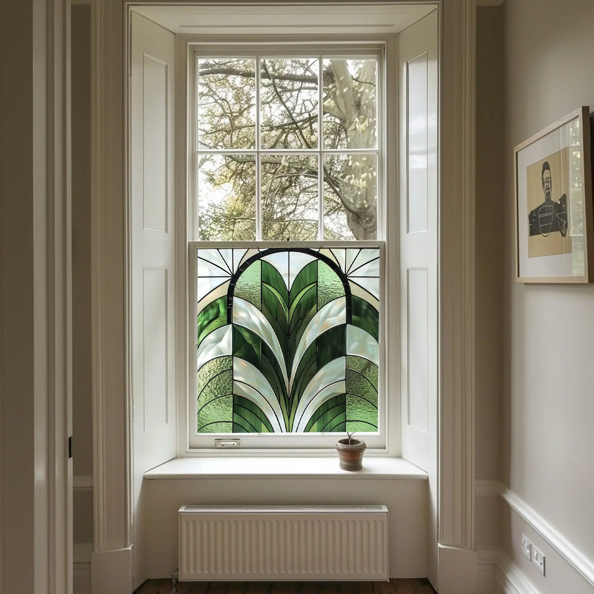 Vinchiaturo Stained Glass Privacy Window Film Creative Windows