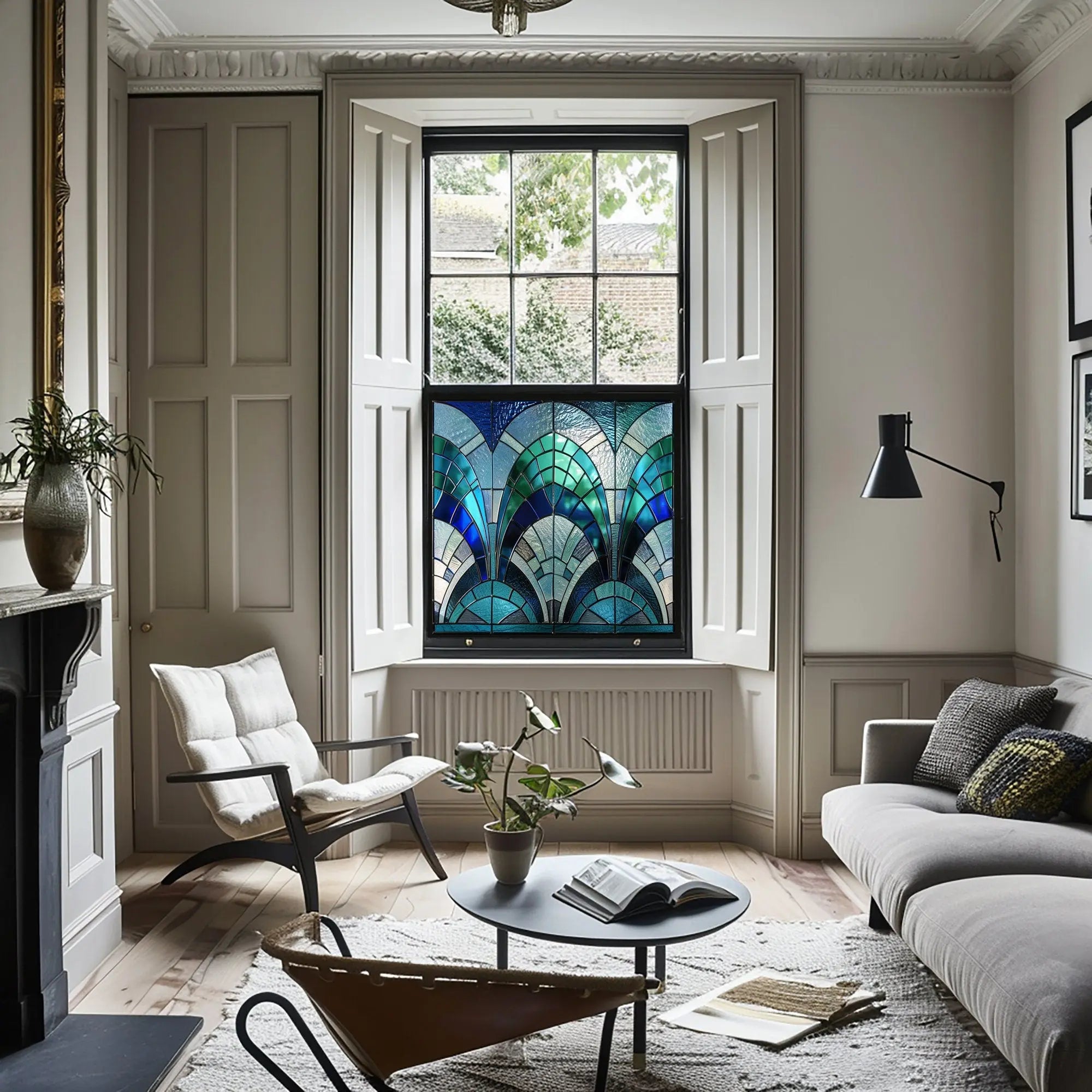 Issime Privacy Stained Glass Window Film Creative Windows