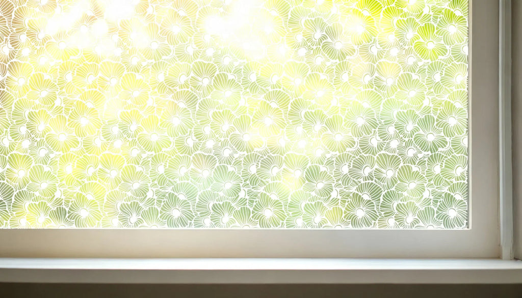 Cona Frosted Privacy Floral Window Film Creative Windows