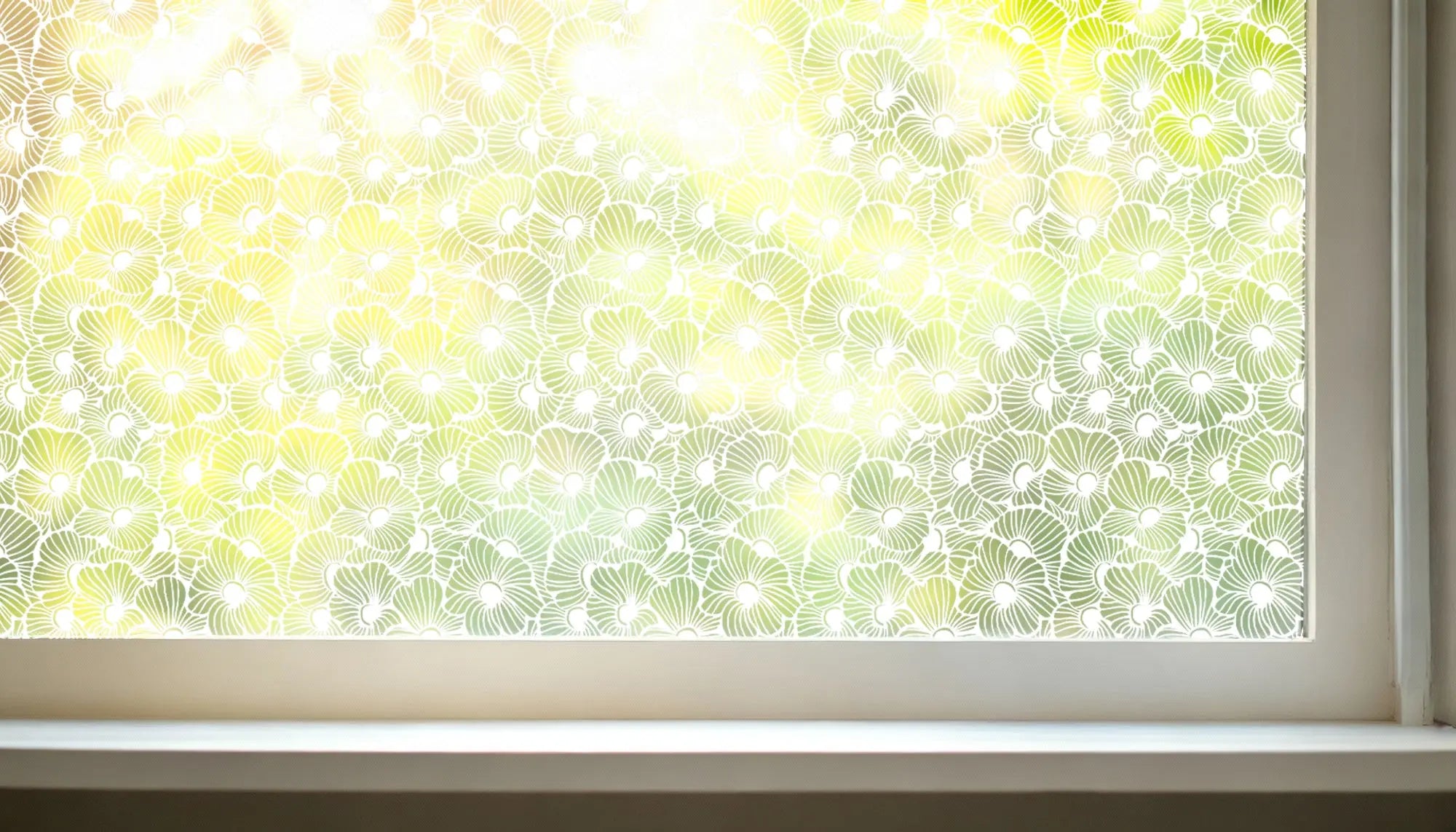 Cona Frosted Privacy Floral Window Film Creative Windows