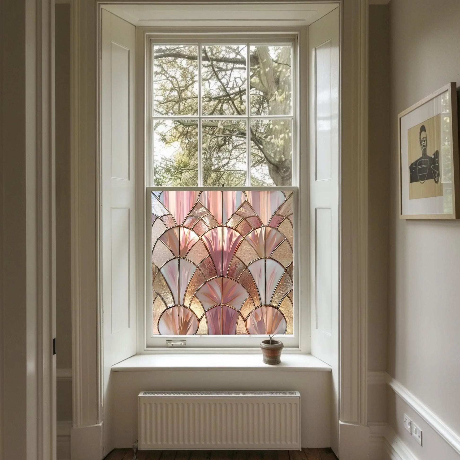 Onifai Stained Glass Privacy Window Film Creative Windows