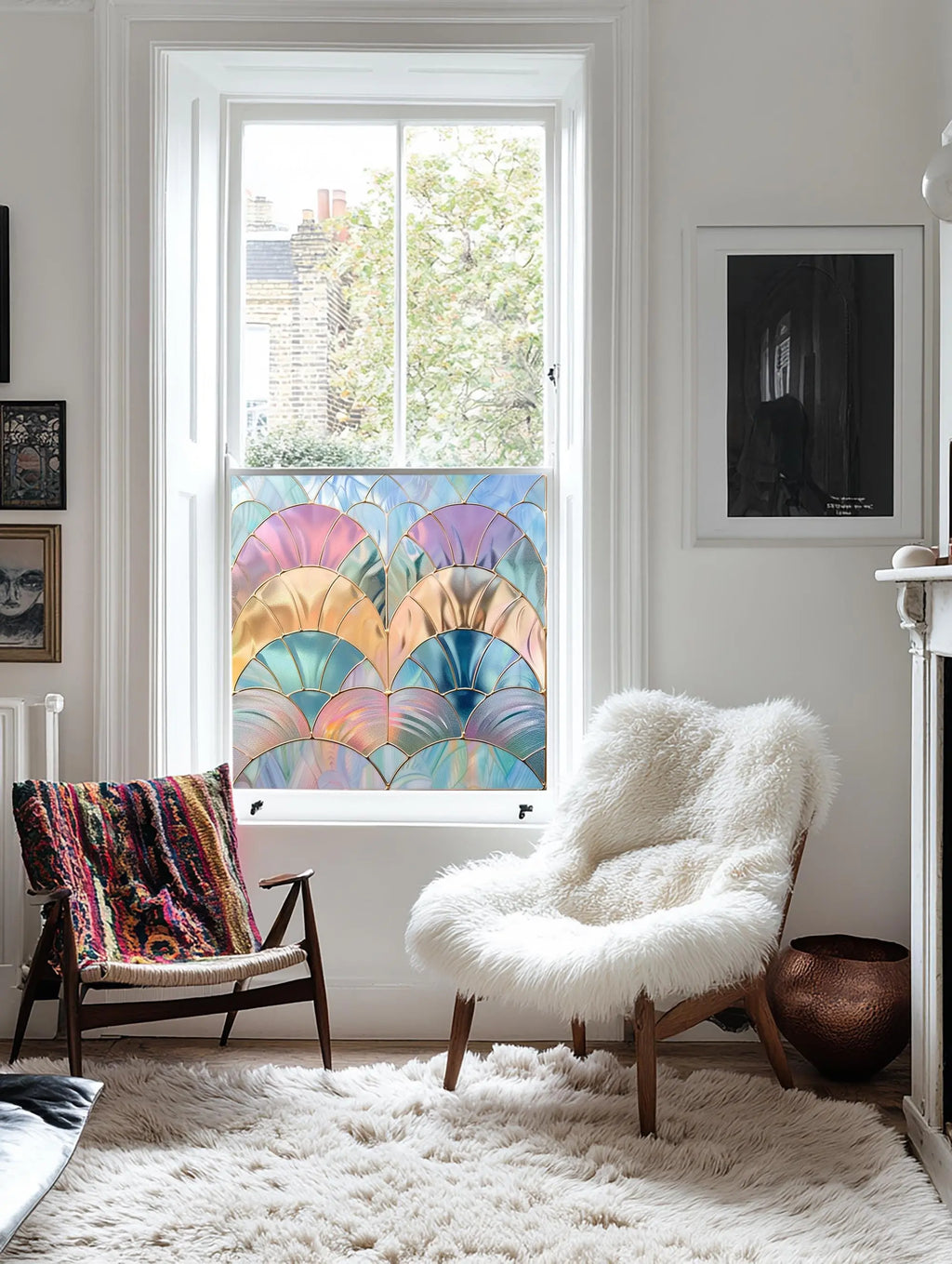 Getxo Stained Glass Privacy Window Film Creative Windows